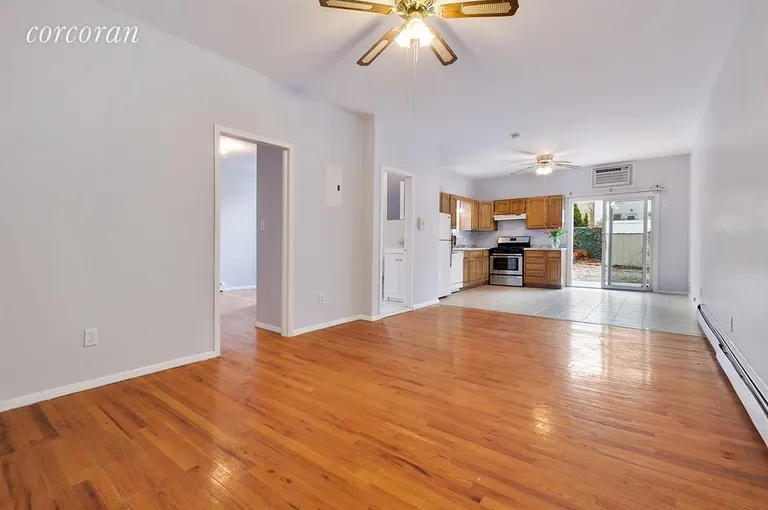 New York City Real Estate | View 306 13th Street, 1 | Kitchen / Living Room | View 2