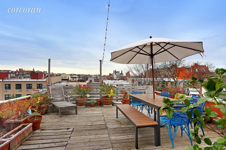 New York City Real Estate | View 118 Saint Marks Place, 3 | Private Roofdeck | View 4