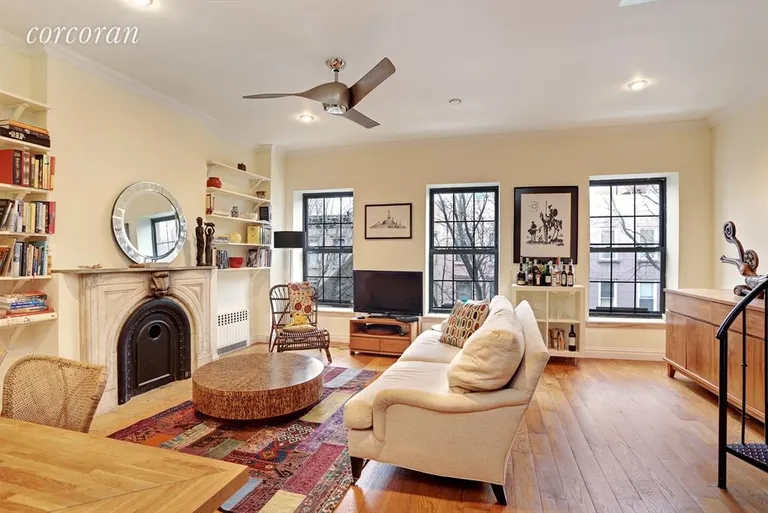 New York City Real Estate | View 118 Saint Marks Place, 3 | Living Room | View 7
