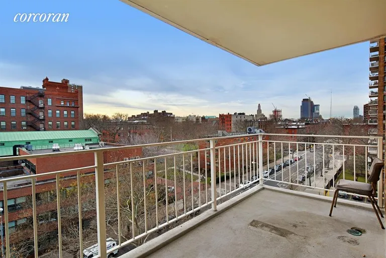 New York City Real Estate | View 195 Willoughby Avenue, 704 | Balcony | View 5