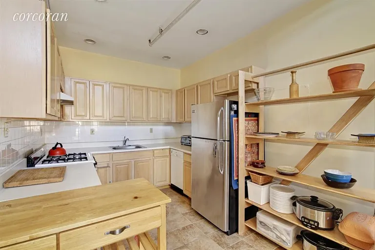 New York City Real Estate | View 106 Dupont Street | Kitchen in the top floor unit | View 3