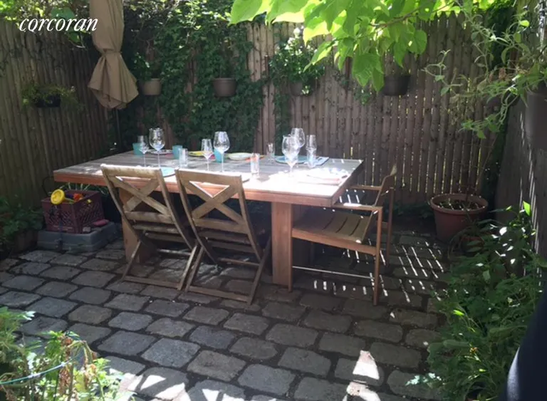 New York City Real Estate | View 392 8th Street, 1R | Private Patio/Garden
 | View 7