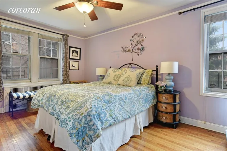 New York City Real Estate | View 360 Clinton Avenue, 2S | Master bedroom with two exposures | View 4