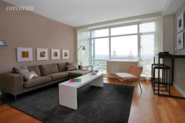 New York City Real Estate | View 189 Schermerhorn Street, 9C | South Facing Living Area | View 2