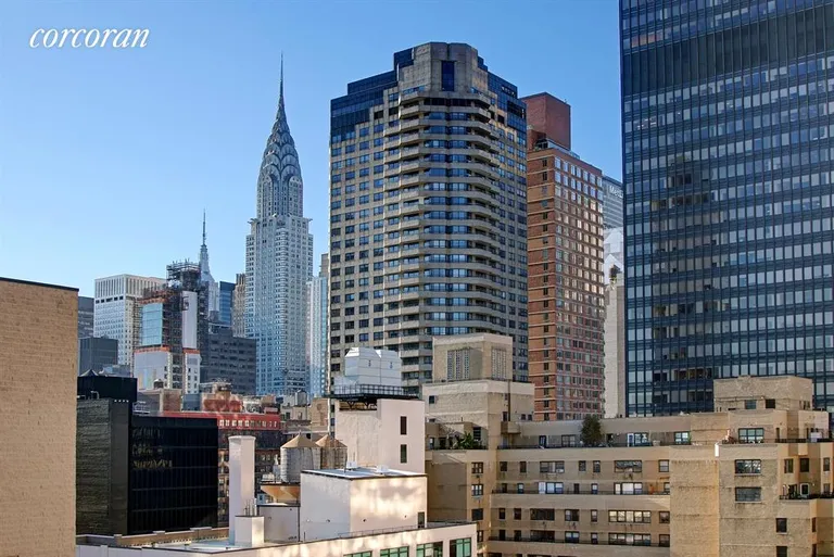 New York City Real Estate | View 100 United Nations Plaza, 21D | Views include the majestic Chrysler Building | View 6