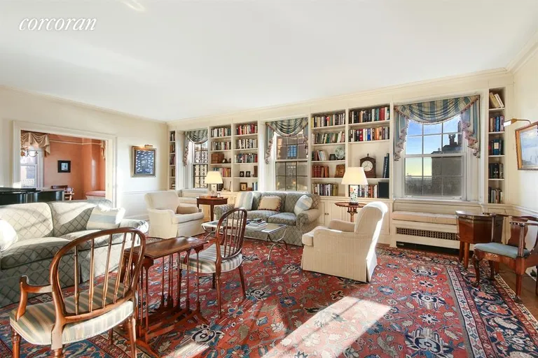 New York City Real Estate | View 1 Pierrepont Street, 9A | South facing living room | View 2