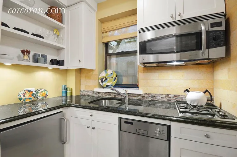 New York City Real Estate | View 29 West 65th Street, 2E | Windowed Granite Kitchen | View 3