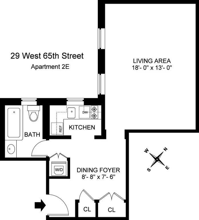 29 West 65th Street, 2E | floorplan | View 6
