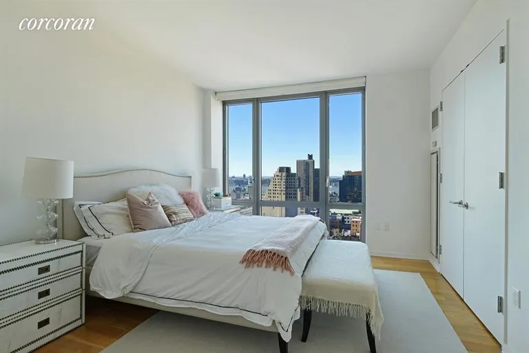 New York City Real Estate | View 310 West 52Nd Street, 22H | Master Bedroom | View 3