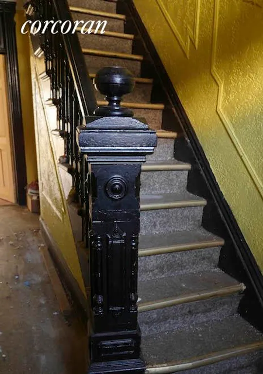 New York City Real Estate | View 690 MacDonough Street | Detailed stair railing & balustrade | View 7