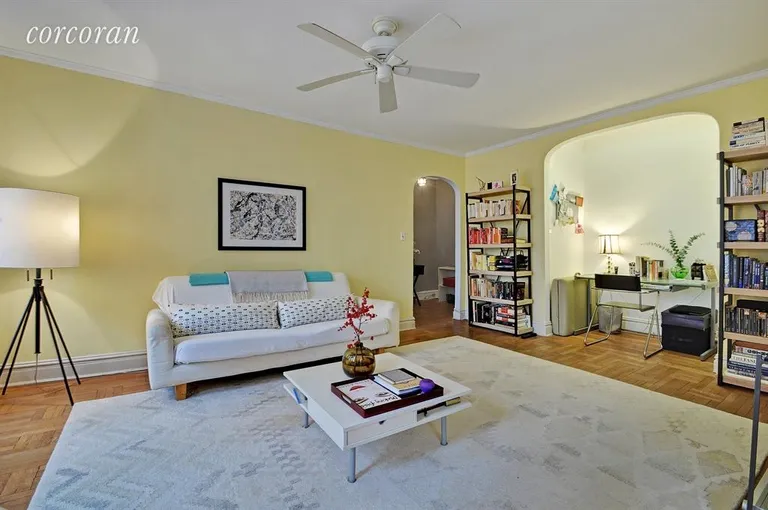 New York City Real Estate | View 116 Pinehurst Avenue, S12 | Living Room with bonus space | View 2