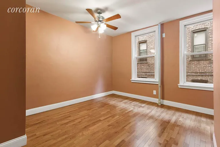 New York City Real Estate | View 558 Eastern Parkway, 1 | Quiet and Serene 2nd Bedroom with Ceiling fan  | View 4