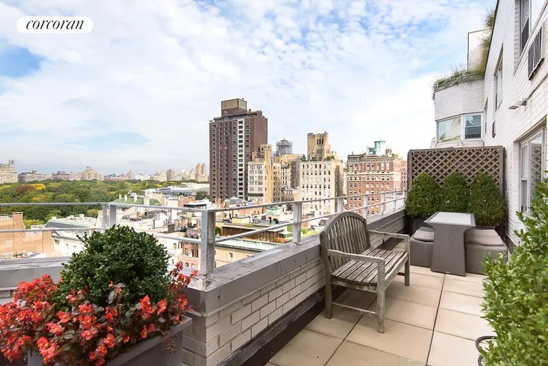 New York City Real Estate | View 40 East 78th Street, 15D | Terrace with Views of Central Park | View 4