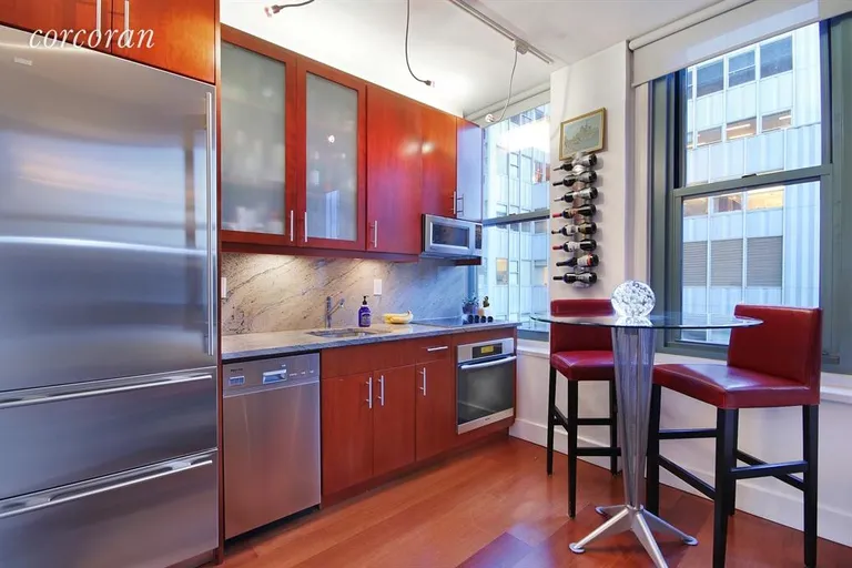 New York City Real Estate | View 80 John Street, 16D | New Cherry kitchen with stainless appliances! | View 2