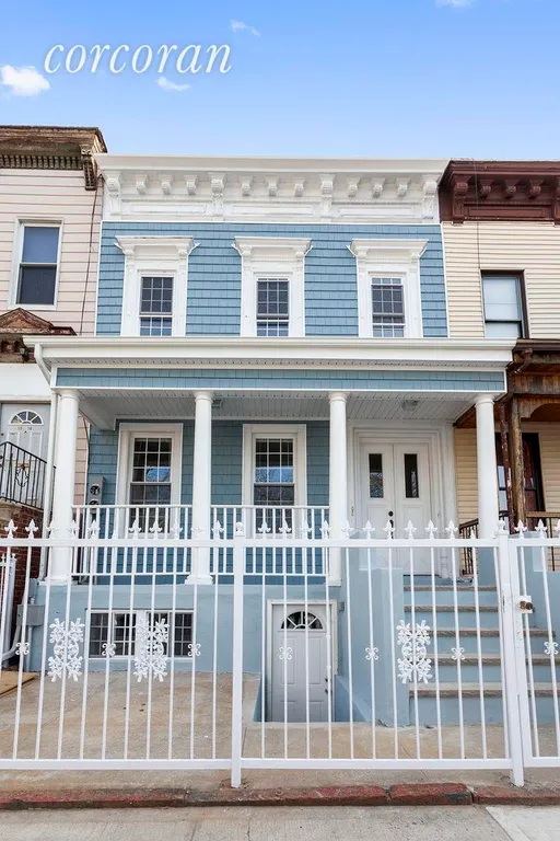 New York City Real Estate | View 1036 Madison Street | Clapboard exterior with covered porch | View 2