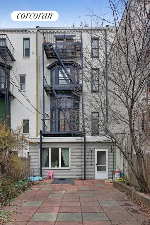 New York City Real Estate | View 274 De Graw Street | Rear View and Garden | View 2