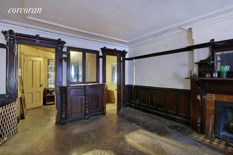 New York City Real Estate | View 595 Madison Street | Ground floor dining room | View 5