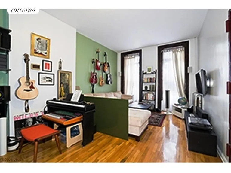 New York City Real Estate | View 411 Classon Avenue | Garden Duplex Bedroom | View 5