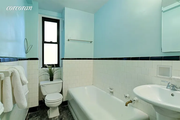 New York City Real Estate | View 135 Eastern Parkway, 6E | Original windowed baths... | View 10