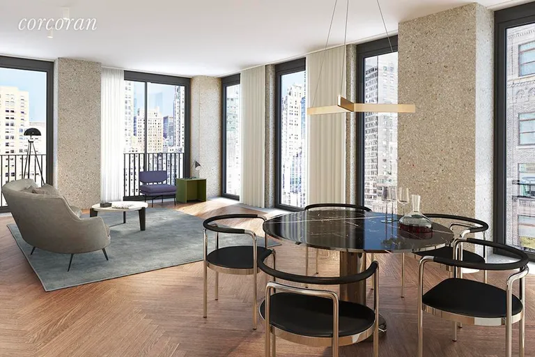 New York City Real Estate | View 16 West 40th Street, 26A | 2 Beds, 2 Baths | View 1