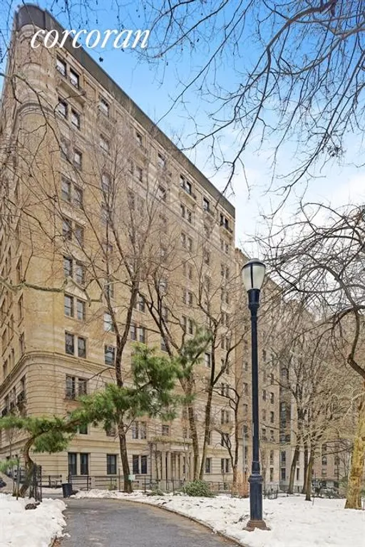 New York City Real Estate | View 265 Riverside Drive, 4B | View from Park | View 7