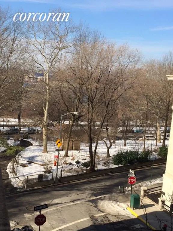 New York City Real Estate | View 265 Riverside Drive, 4B | View from Window Toward Park | View 5