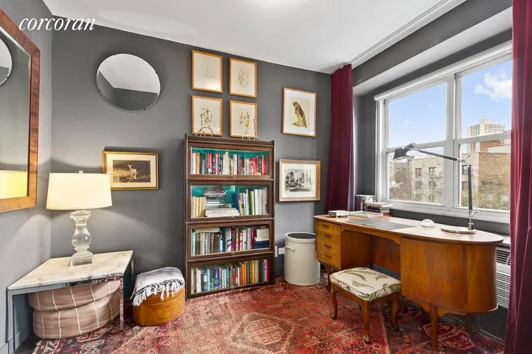 New York City Real Estate | View 2 Charlton Street, 6J | Second bedroom/office with large window | View 3