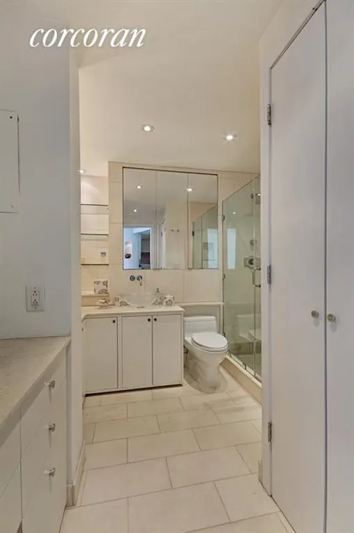 New York City Real Estate | View 61 West 62Nd Street, 23H | Extra Large Bathroom with WASHER DRYER | View 4