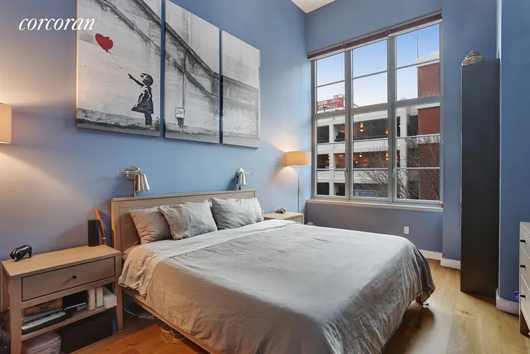New York City Real Estate | View 27-28 Thomson Avenue, 243 | Master Bedroom | View 3