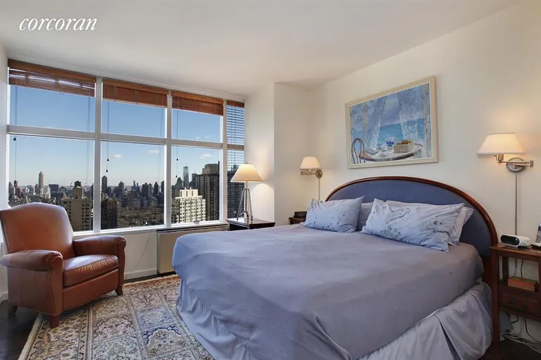 New York City Real Estate | View 160 West 66th Street, 42D | Master Bedroom | View 14