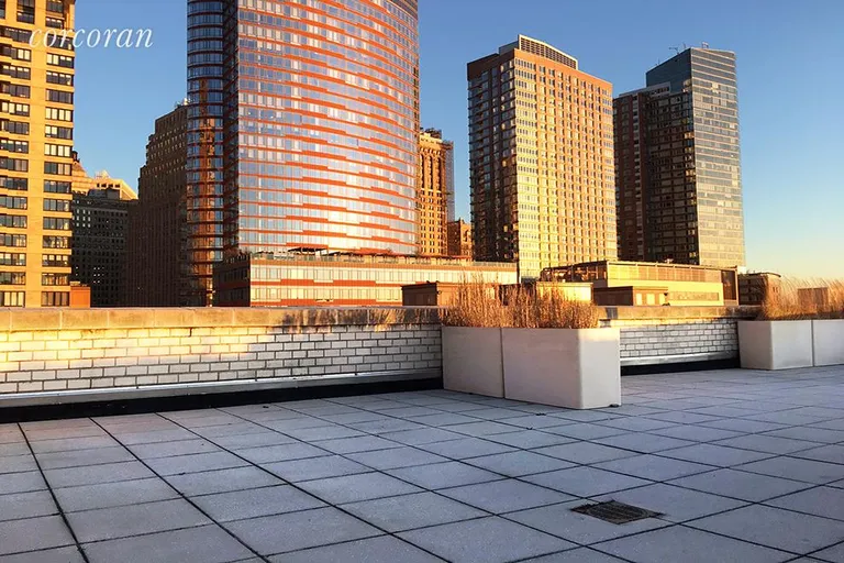 New York City Real Estate | View 21 South End Avenue, 334 | City view from Roof Top deck.  | View 14