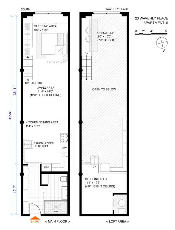 23 Waverly Place, 4I | floorplan | View 11