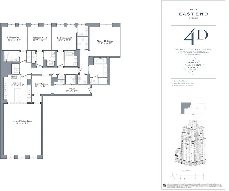 20 East End Avenue, 4D | floorplan | View 1