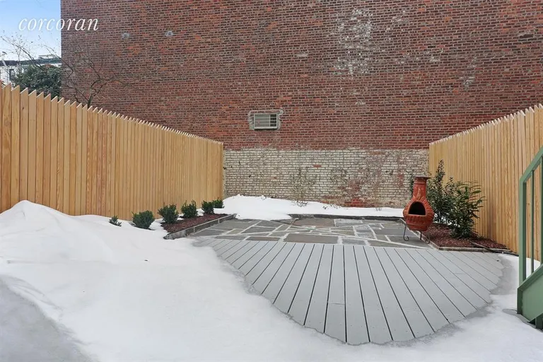 New York City Real Estate | View 170 DeGraw Street, 1 | Back Yard | View 9