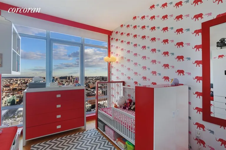 New York City Real Estate | View 1 NORTHSIDE PIERS, 24J | 2nd Bedroom | View 6