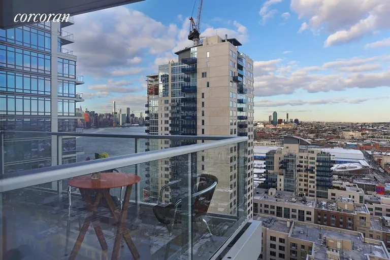 New York City Real Estate | View 1 NORTHSIDE PIERS, 24J | Deck | View 3