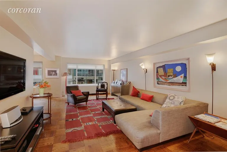 New York City Real Estate | View 200 East 57th Street, 3C | Living Room | View 2