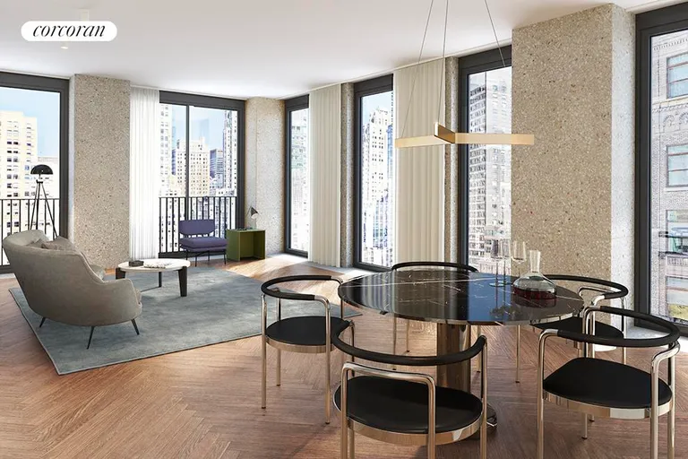 New York City Real Estate | View 16 West 40th Street, 16D | 1 Bed, 1 Bath | View 1