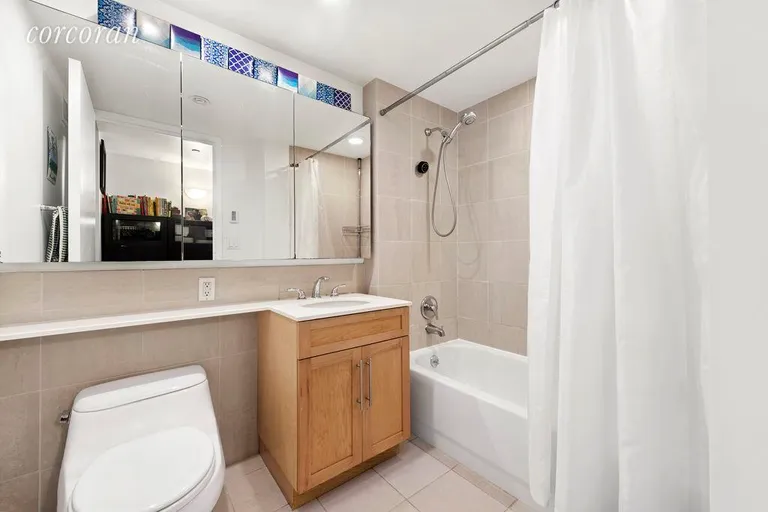 New York City Real Estate | View 53 Boerum Place, 9J | Bathroom floor has Radiant Heat | View 4
