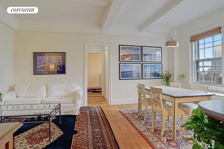 New York City Real Estate | View 24 MONROE PLACE, 12B | Living Room / Dining Room | View 2