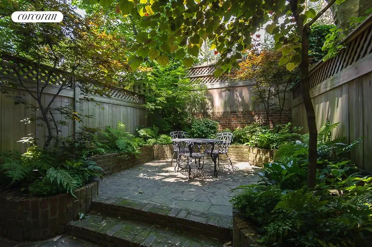 New York City Real Estate | View 137 West 87th Street | Private Garden | View 7