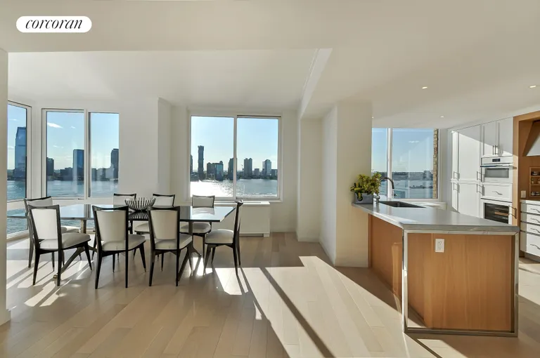 New York City Real Estate | View 212 Warren Street, 17C | Entertain with ease in this spacious dining room  | View 4