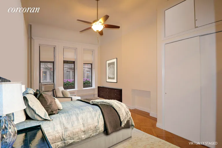 New York City Real Estate | View 40 West 89th Street, 2AB | King size Master Bedroom | View 2