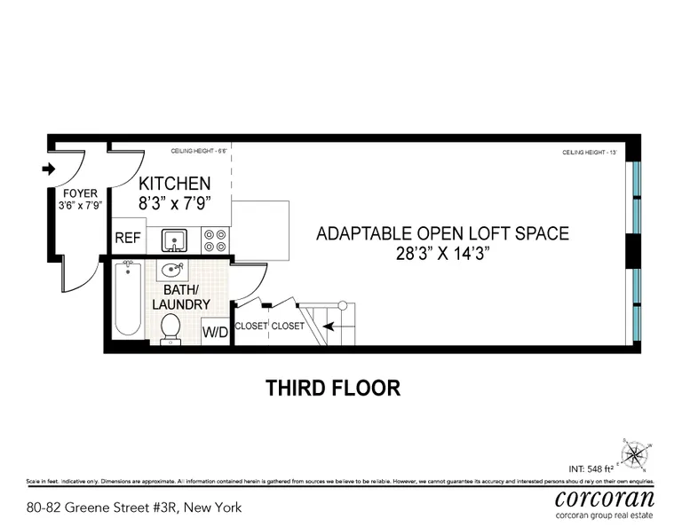 80-82 Greene Street, 3FR | floorplan | View 8