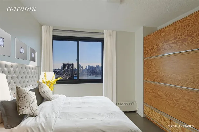 New York City Real Estate | View 333 Pearl Street, 21A | Sleeping Area | View 2
