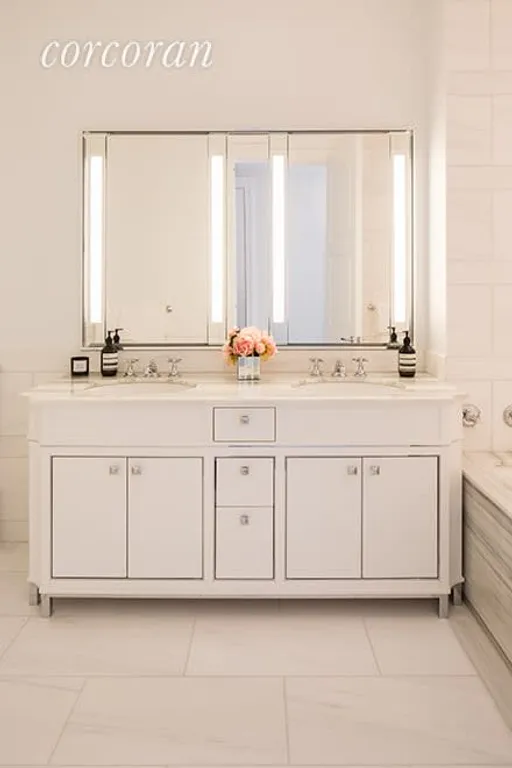New York City Real Estate | View 30 Park Place, 46A | Master Bathroom | View 8
