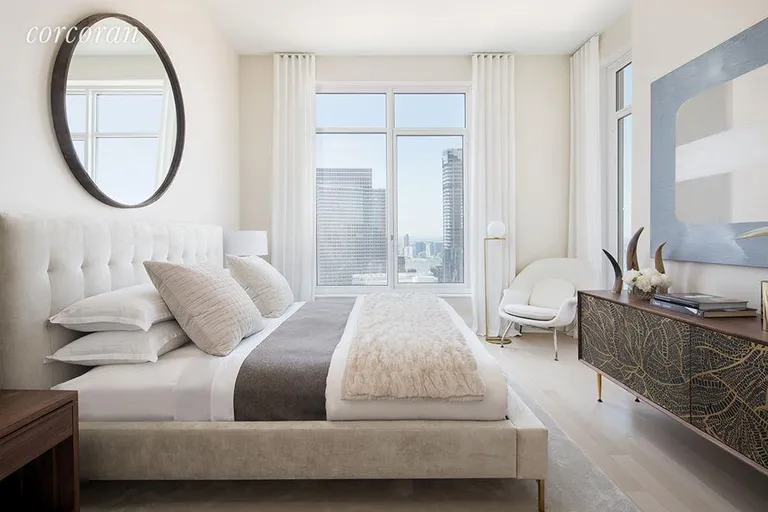 New York City Real Estate | View 30 Park Place, 46A | Master Bedroom | View 7