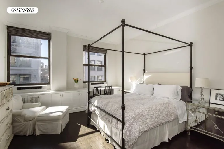 New York City Real Estate | View 35 East 10th Street, 7AB | Master Bedroom with Southern Exposure | View 4