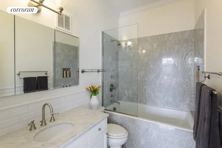 New York City Real Estate | View 35 East 10th Street, 7AB | Master Bathroom | View 5