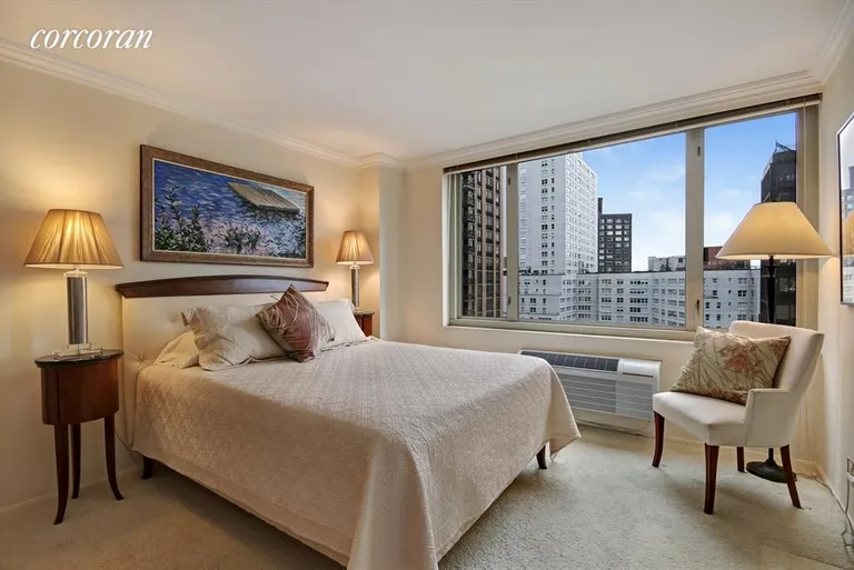 New York City Real Estate | View 130 West 67th Street, 21FG | Master Bedroom | View 3